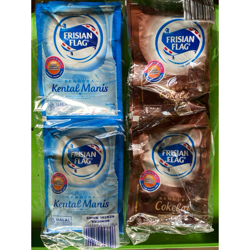 

susu frisian kemasan sachet 6pcs 1 rntng