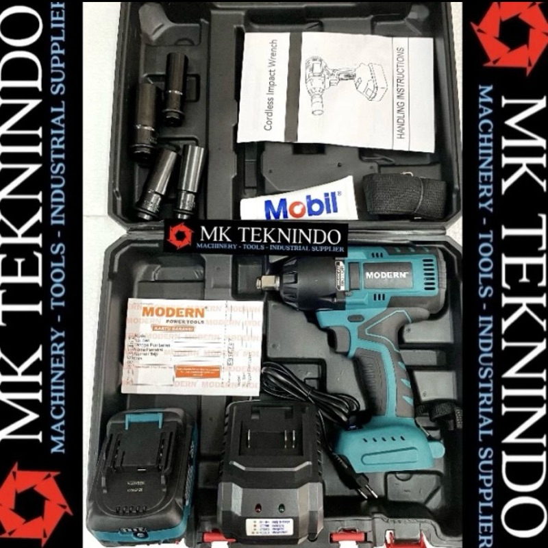 Modern M65 Bor Impact Pembuka Baut Baterai Cordless Impact Wrench