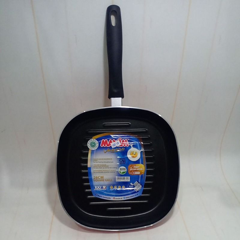 MAXIM SQUAREPAN 26CM-MAXIM VALENTINO GRILL PAN