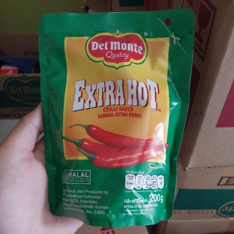 

DelMonte extra hot chilli 200gr