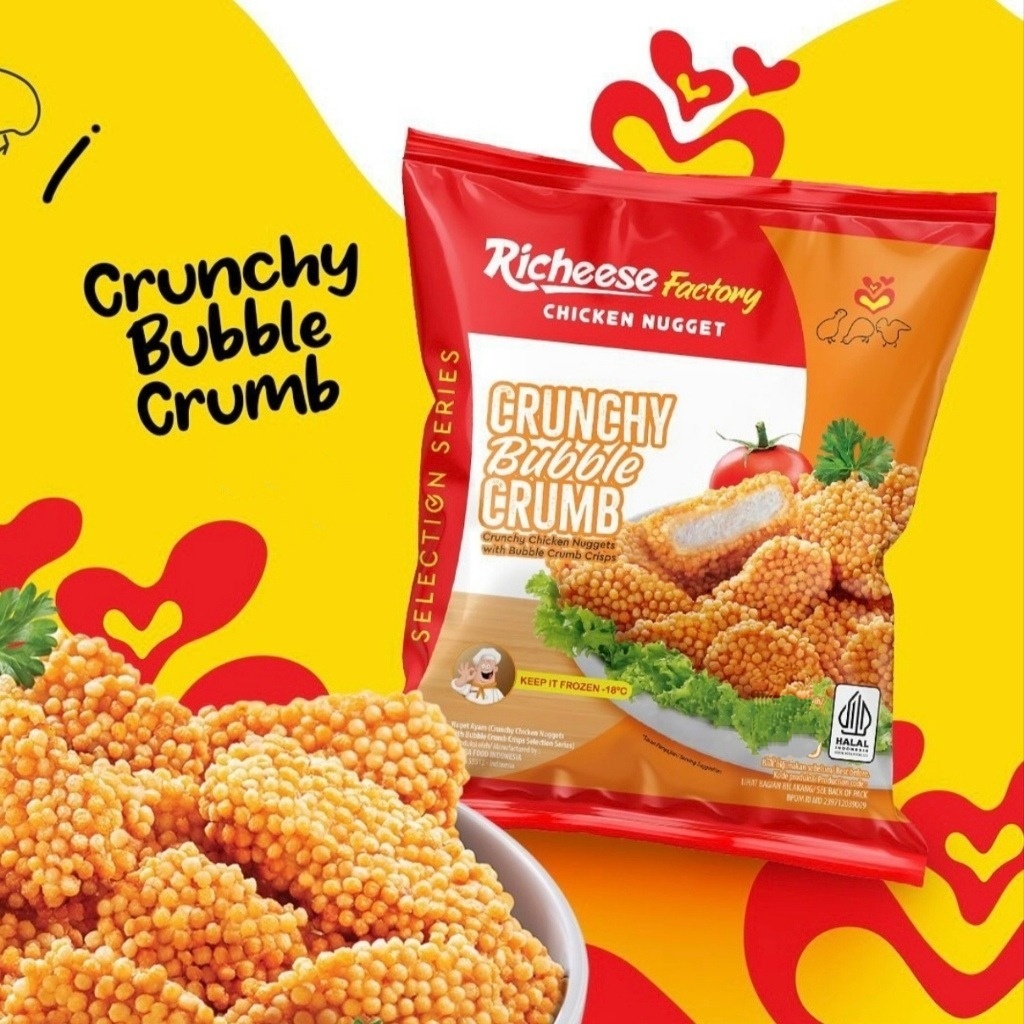 

RICHEESE NUGGET CRUNCHY BUBBLE 125GRAM - DISASS JOGJA