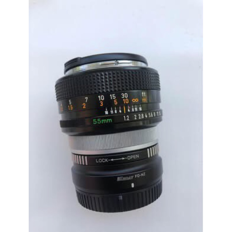 Canon fd 55mm F1.2 manual