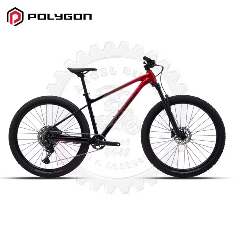 Sepeda Gunung MTB 27.5 Polygon Xtrada 6 LG Black Red 1x11 sp New Series Terbaru Murah Bisa Paylatter