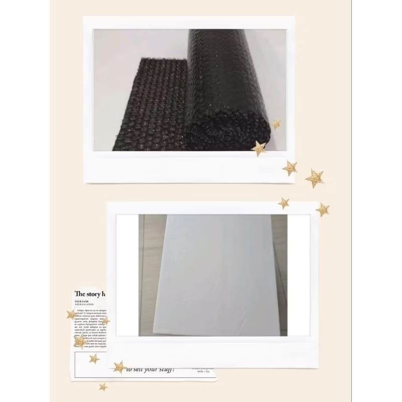 

extra packing bubble wrap untuk produk / Tambahan packing