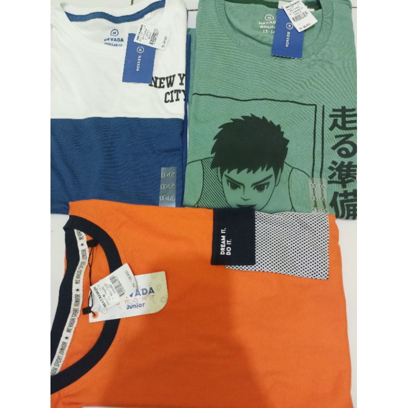 kaos cowok Nevada ORI matahari sz 13-14