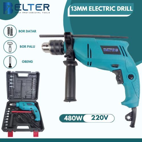 Bor Listrik 13mm Mesin Bor Bor Impact Bolak Balik Bor Listrik Impact Impact Drill Listrik