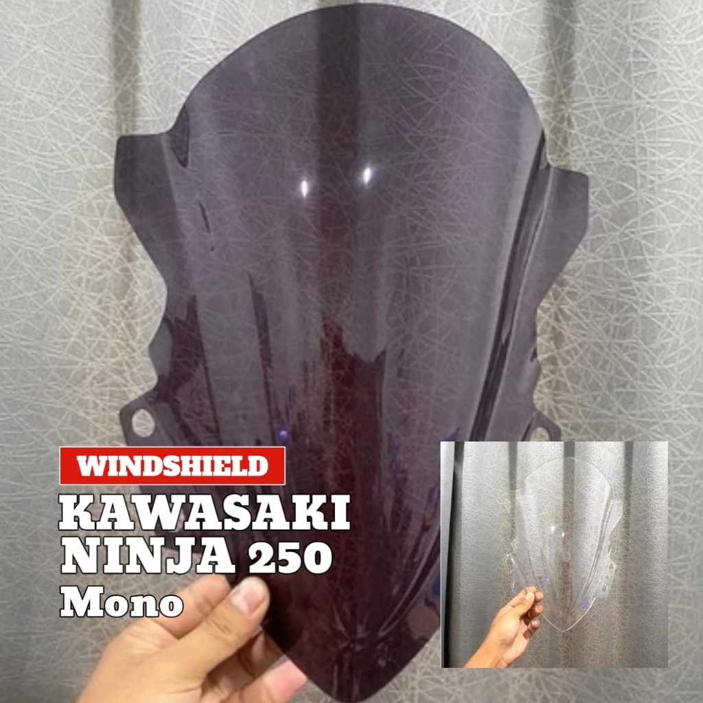 VISOR NINJA 250 RR MONO VISOR KAWASAKI NINJA RR 250 MONO MODEL STANDAR JENONG NSB899