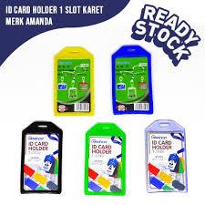 

Frame name tag Casing ID card karet 1 sisi T 014 V
