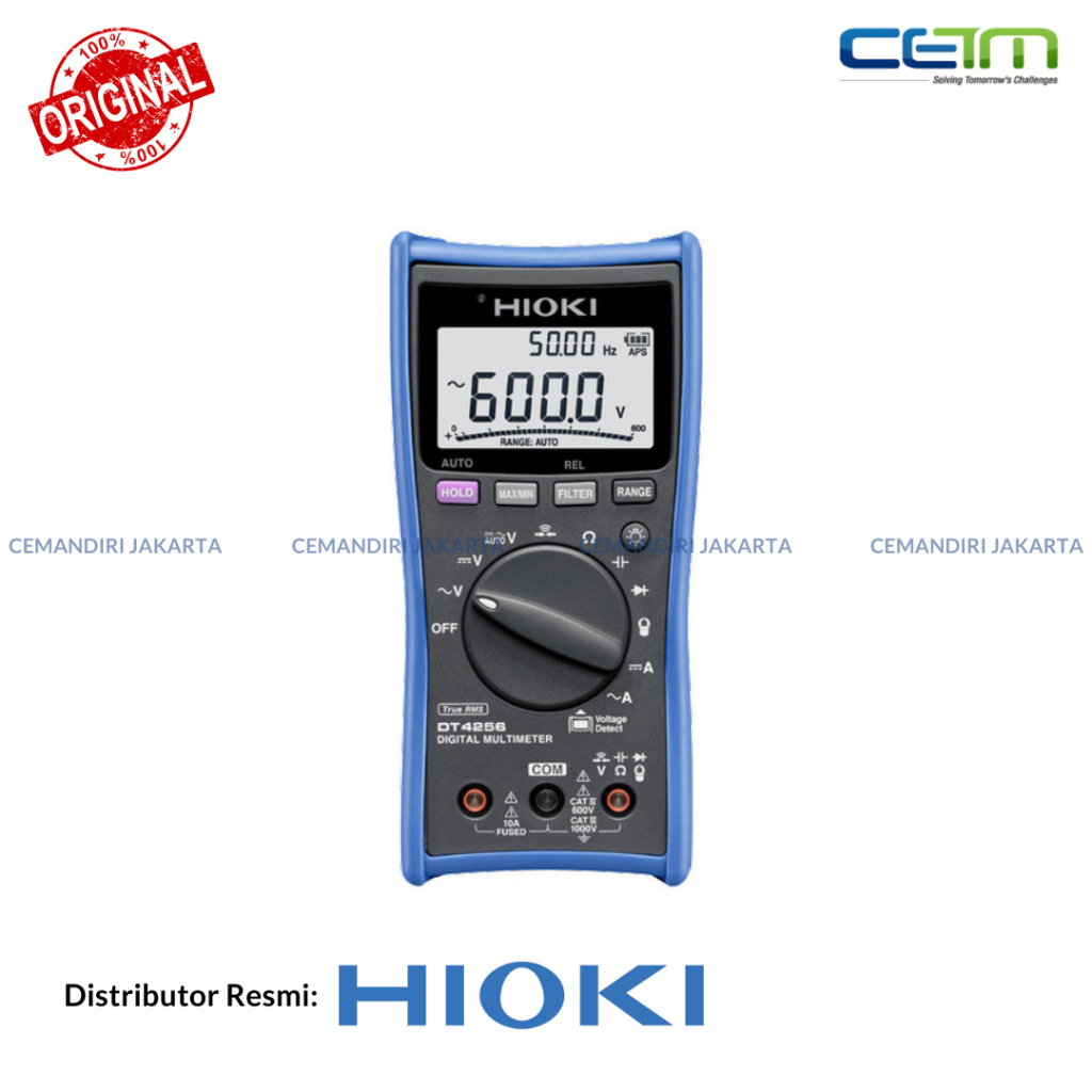 Hioki DT4252, DT4253, DT4255, DT4256 Digital Multimeter