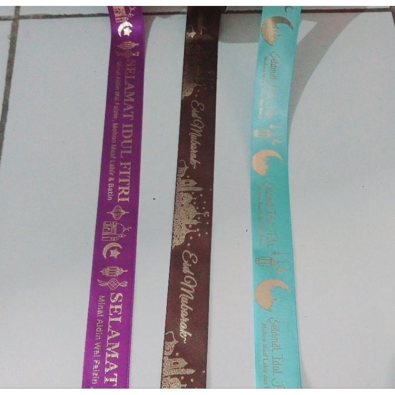 

1 ROLL PITA KAIN MOTIF IDUL FITRI / LEBARAN / EID MUBARAK