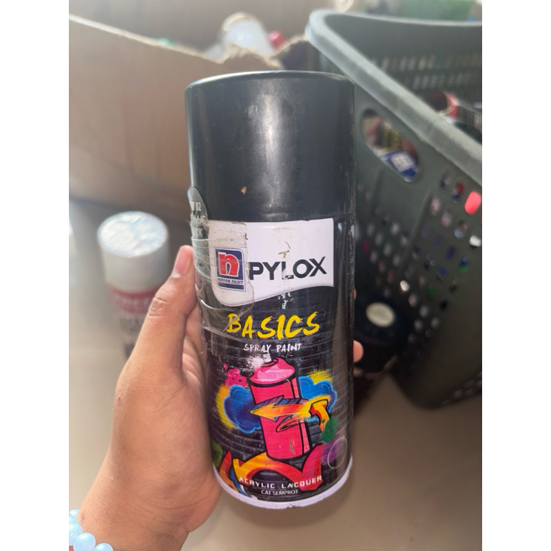 pylox basic 300ml metallic black