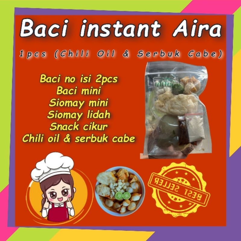 

Baci instant no isi pedas viral cepat saji