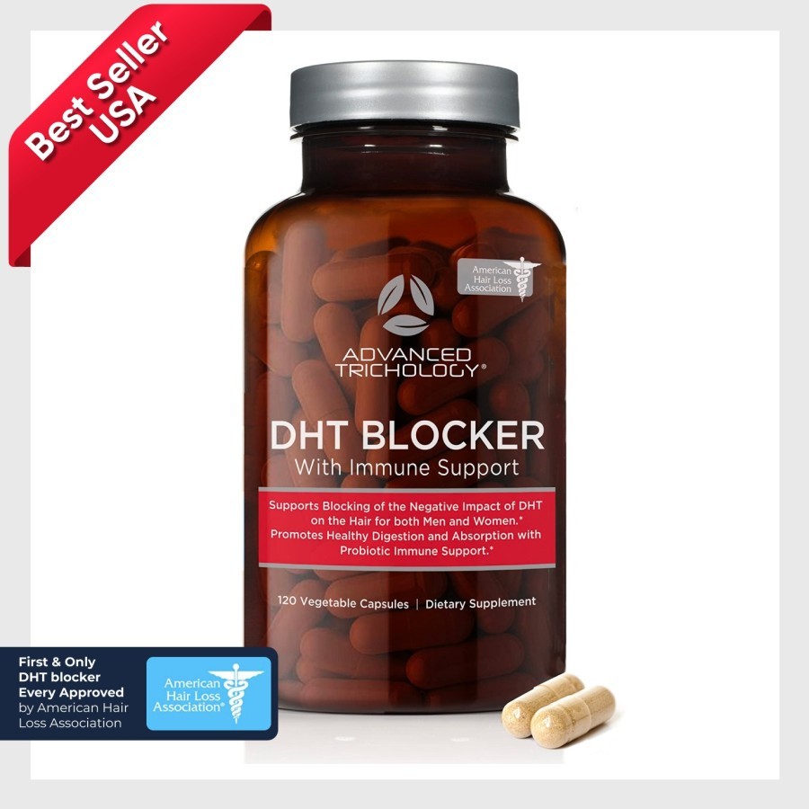 DHT Blocker - Advanced Trichology Hair Growth Supplement - 120 caps - DHT BLOCKER