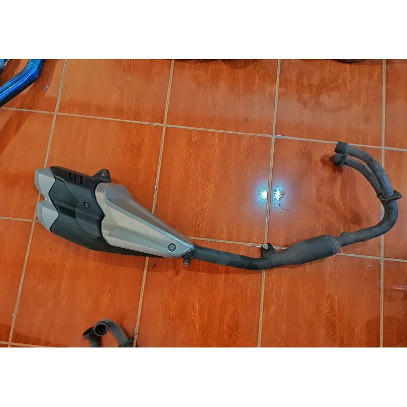 knalpot standar CBR250RR original copotan