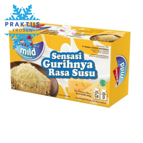 

EMINA MILD CHEESE RASA SUSU 165GR / KEJU CHEDDAR