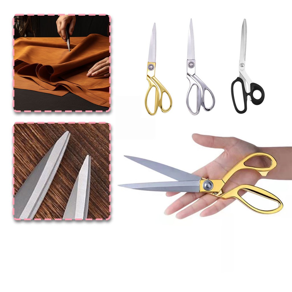 

Gunting bahan kain tajam Profesional Potong Bahan Kain Jahit Baja super tajam Gunting - 8/10/10.5Inch