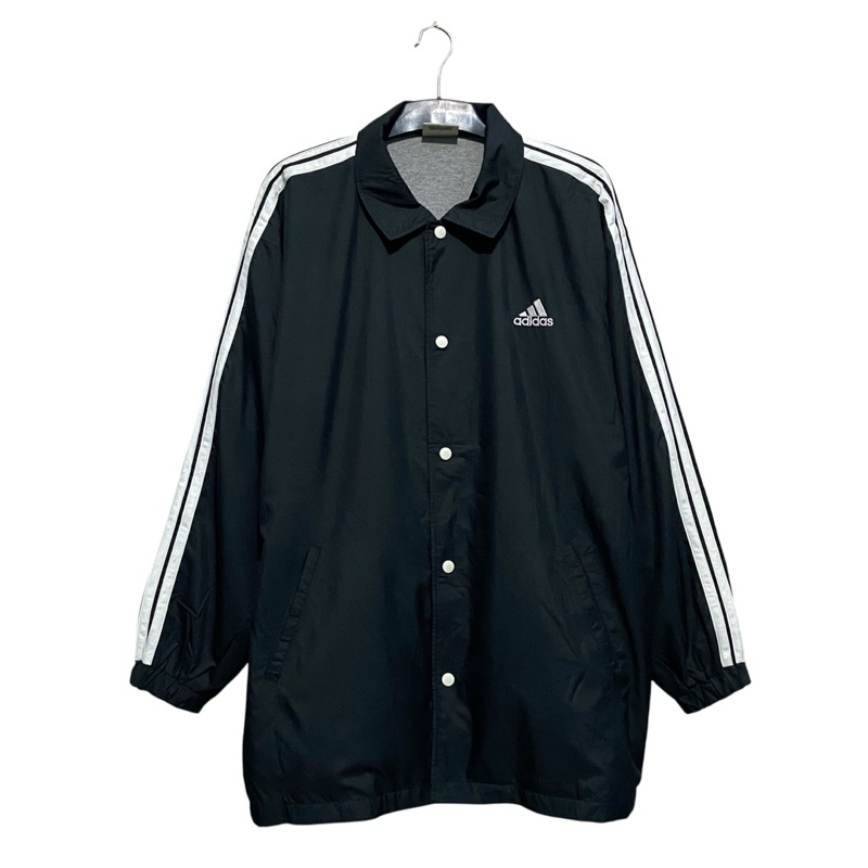 Vintage Adidas Japan Long Coach Jacket | Size 3XL