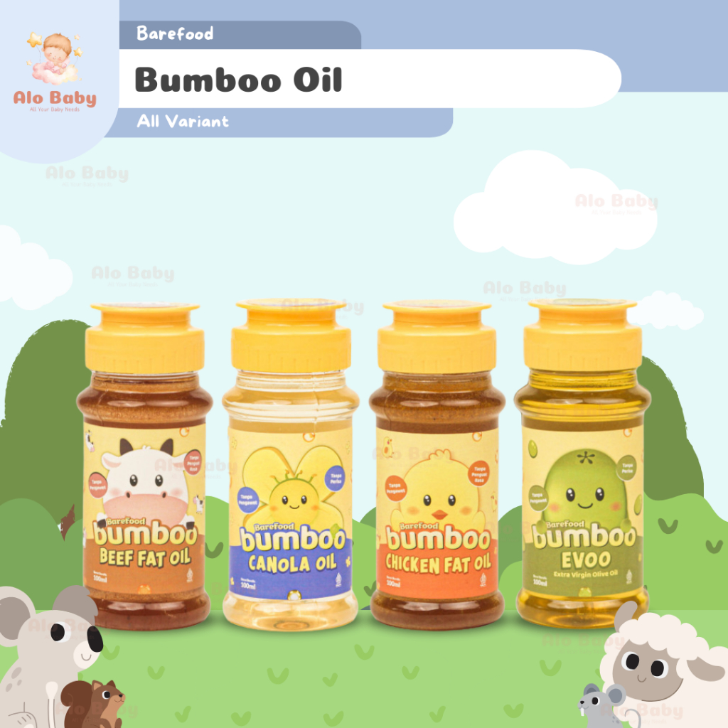 Barefood Bumboo Minyak Masak MPASI - Bumboo Oil - Bumboo EVOO Oil - Bumboo Fat Oil - Minyak MPASI Ba