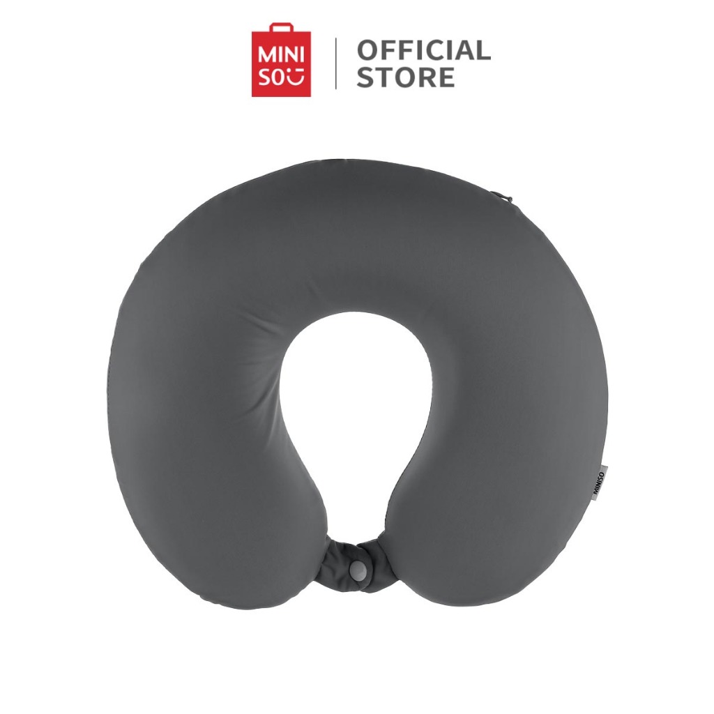 Miniso X Cooling Memory Foam Travel Neck Pillow / Bantal Leher  Lembut Travel Mobil U-Shape Neck Pil