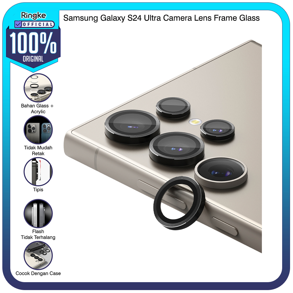 Screen Protector Ringke Samsung Galaxy S24 Ultra S24 Plus S24 Pelindung Layar Tempered Glass Clear P