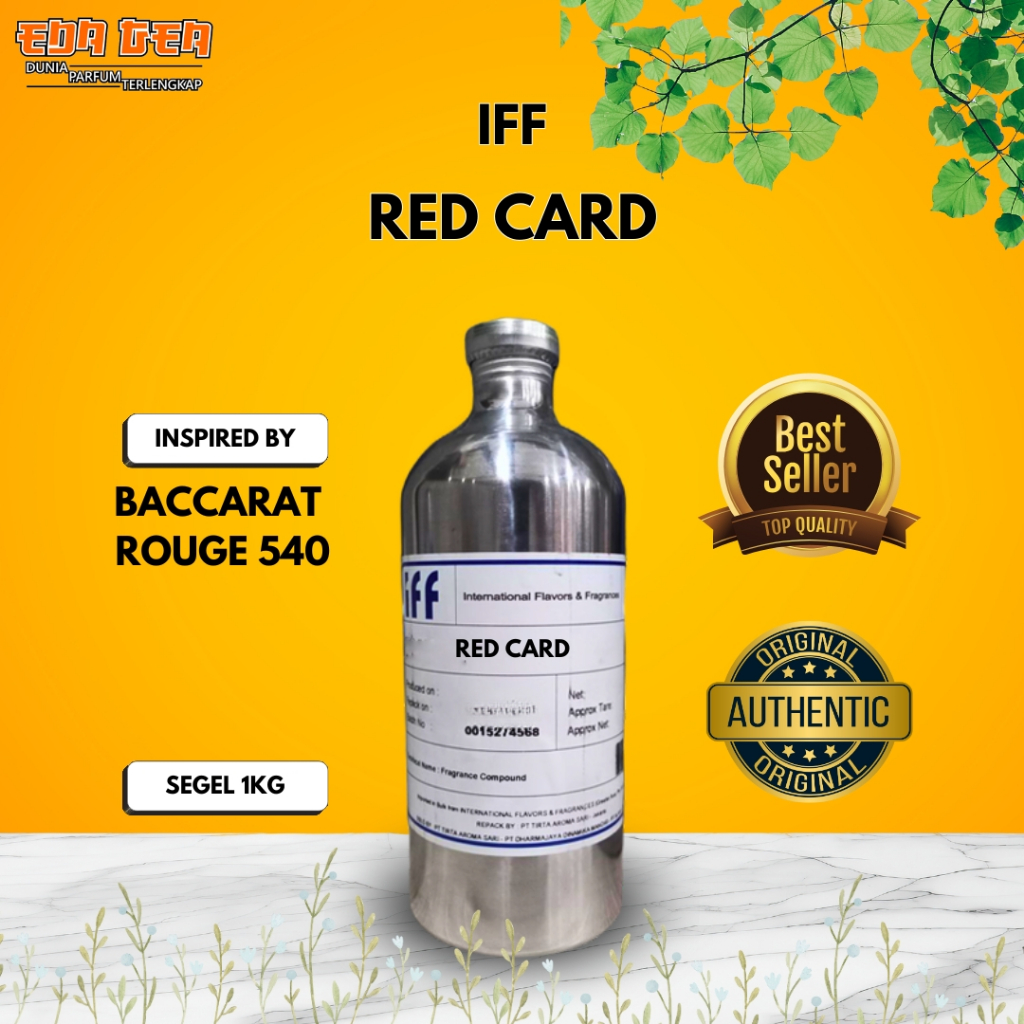 BIBIT PERFUME IFF | RED CARD INSPIRED BACCARAT ROUGE 540 | IFF| 1KG | SEGEL