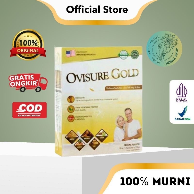 

OVISURE GOLD SUSU OBAT VITAMIN TULANG DAN SENDI SYARAF KEJEPIT KERAM ORIGINAL AS