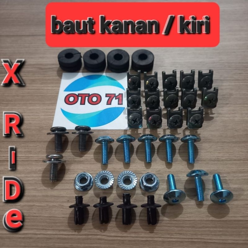 baut bodi kanan/kiri motor yamaha x ride