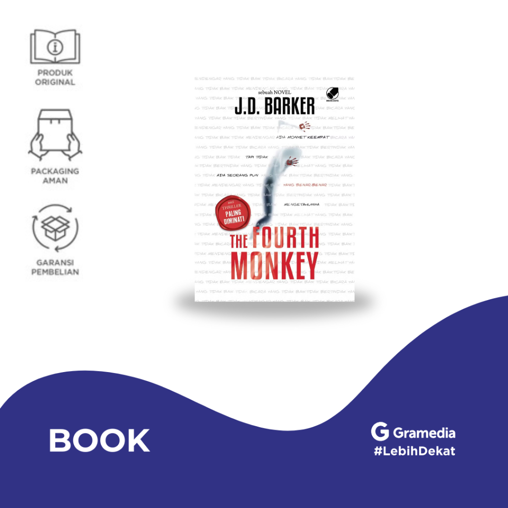 Novel The Fourth Monkey - Gramedia Jember