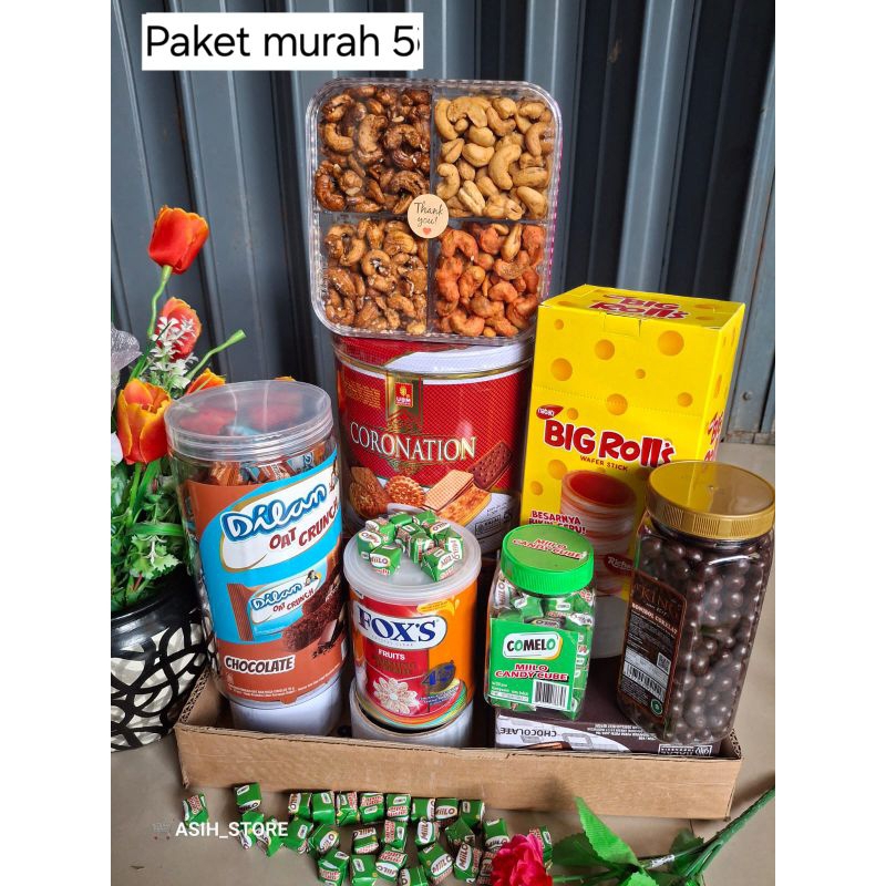 

parcel lebaran/hampers lebaran/paket jajan murah ready