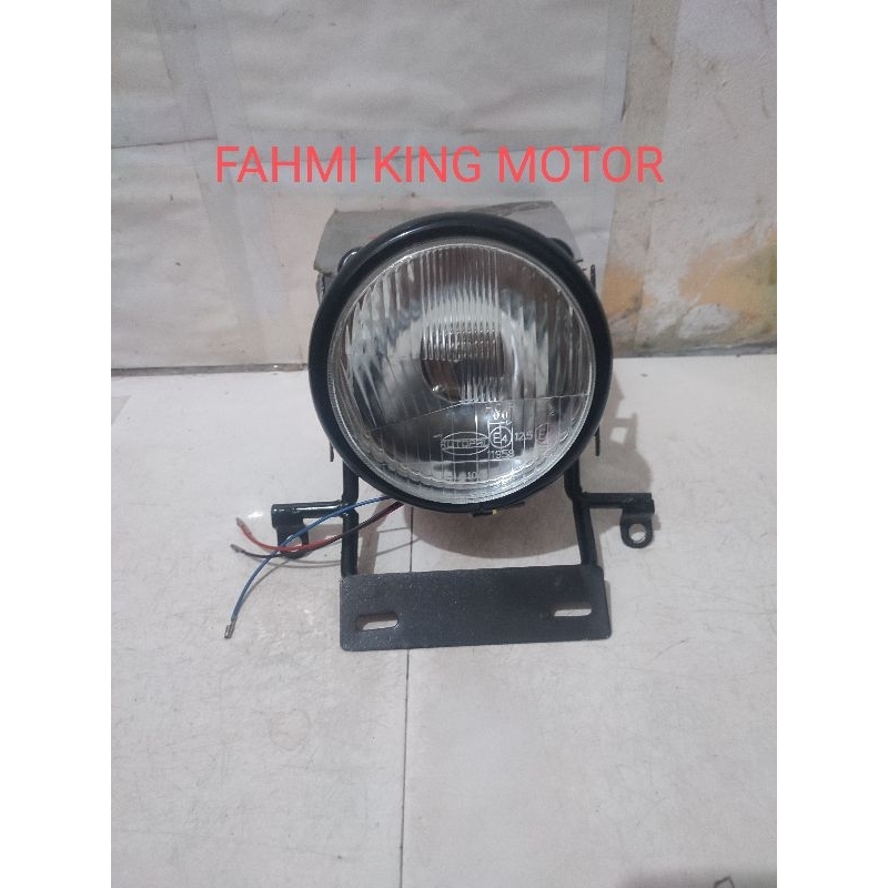 LAMPU DEPAN BULAT 5,75 INC SET BREKET NYA GRES BARU FOR VIXION OLD