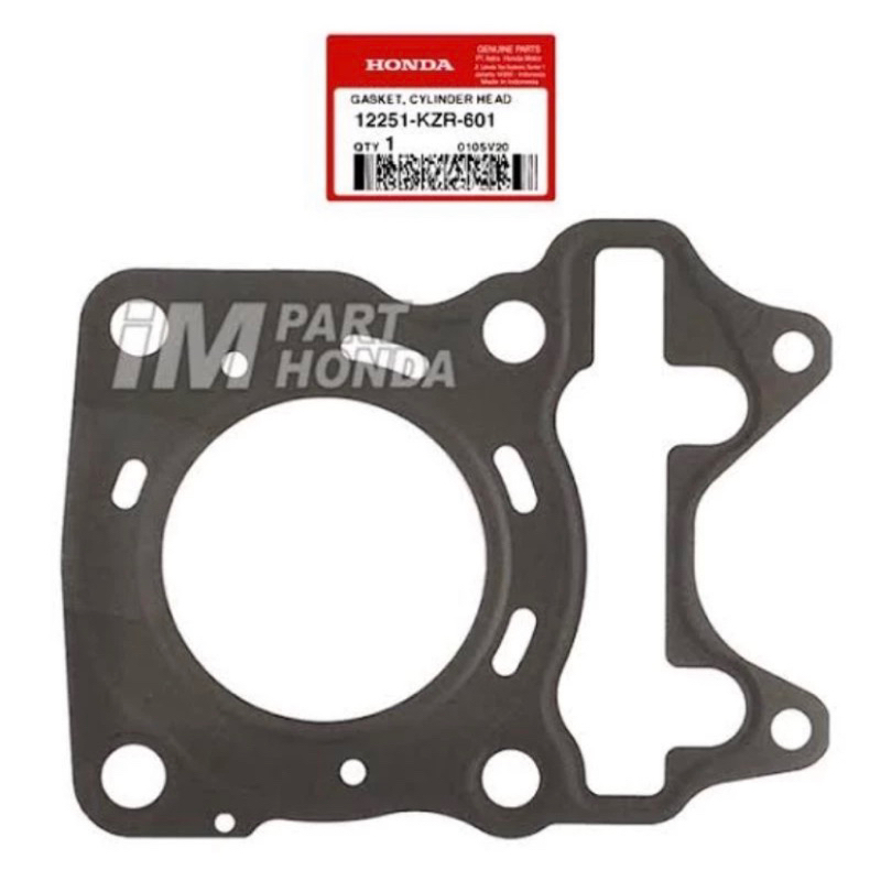 12251-KZR-601 Pak kop Vario 125 Gasket Cylinder Head Vario 125 FI & Vario 125 ESP ORI AHM