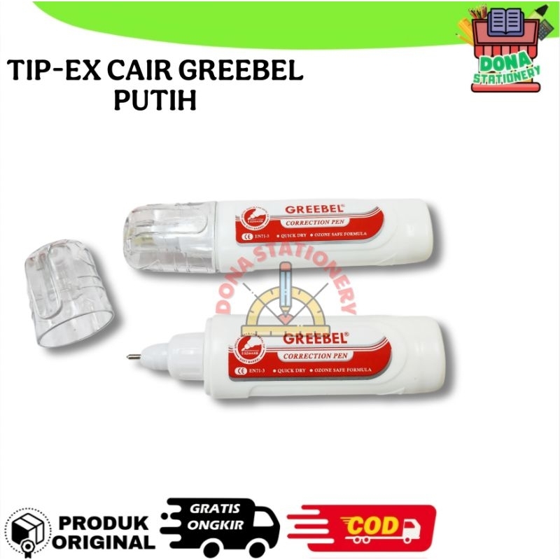 

Ay00! [ 12 PCS ] Greebel Tip-Ex Cair Putih