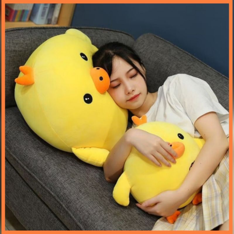 Boneka Bantal Bebek kuning boneka stuffed plush boneka bebek piyo piyop ukuran 37cm