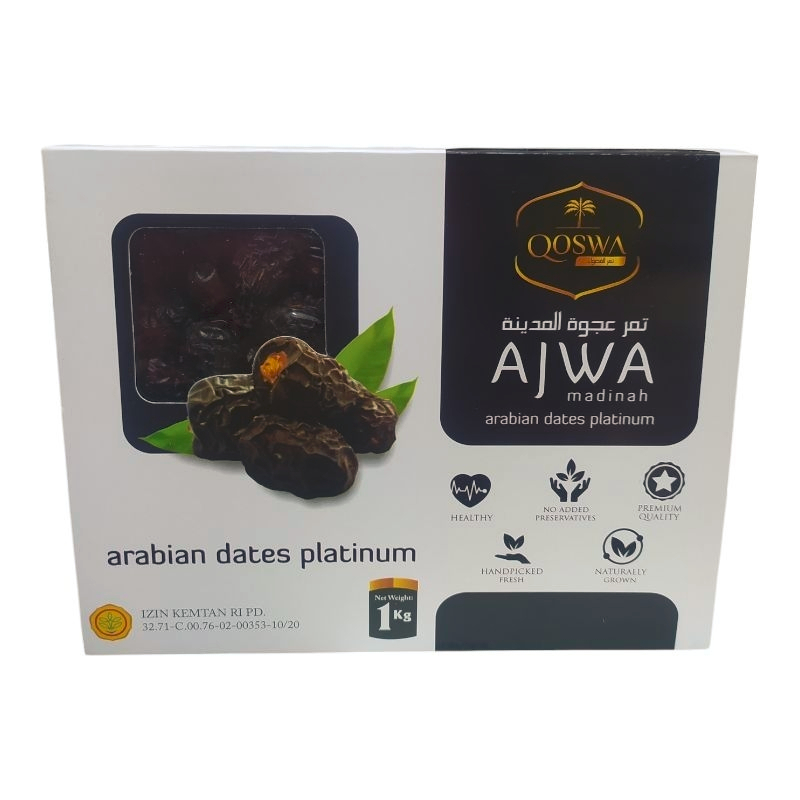 

JADIED KURMA AJWA QOSWA 1Kg MADINAH DATES ARABIAN PLATINUM ORIGINAL