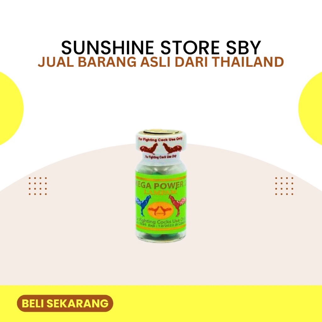 DOPING LAMPAM MEGA POWER 2 ( 6 Kapsul)