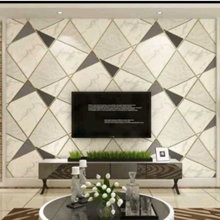 WALLPAPER STIKER DINDING KRAMIK MEWAH DAN ELEGAN