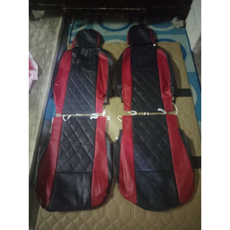 cover jok mobil kijang mini (lgx,lsx,krista,grand,jantan,kapsul,dll) depannya saja bisa request warn