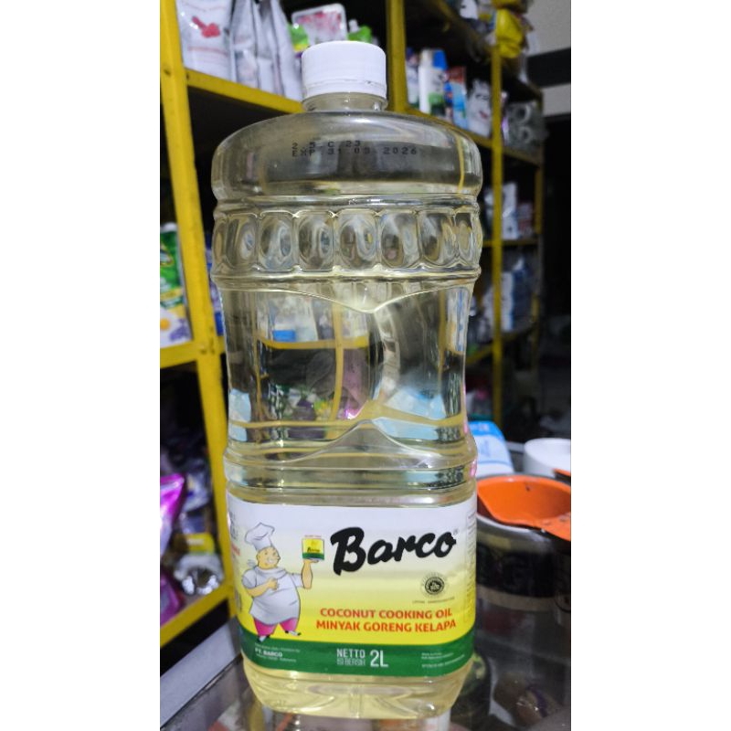 

Barco coconut cooking oil botol 2 liter