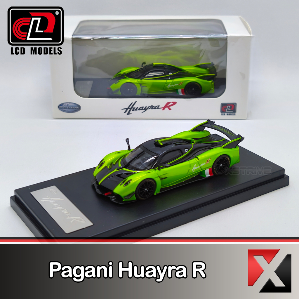 LCD Models 1:64 Pagani Huayra R Green
