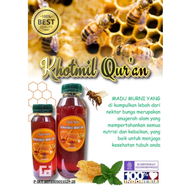 

Madu Asli Madu Murni Tanpa Campuran Madu Lebah Asli Madu Khotmil Quran