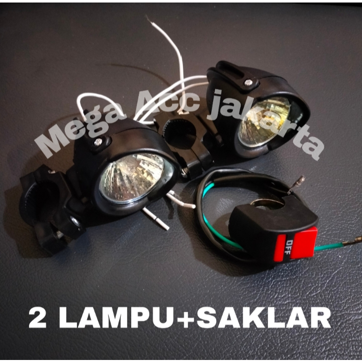 paket Lampu Sorot Lampu Kabut KODOK Lampu Tembak Kodok Stang Lampu Kabut Universal