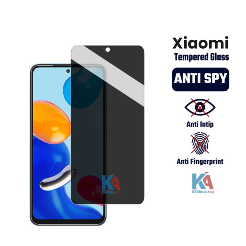 Tempered Glass Anti Spy REDMI 11 REDMI 11A REDMI 11 PRIME REDMI 11 PRIME 5G ANTI GORES SPY PRIVACY
