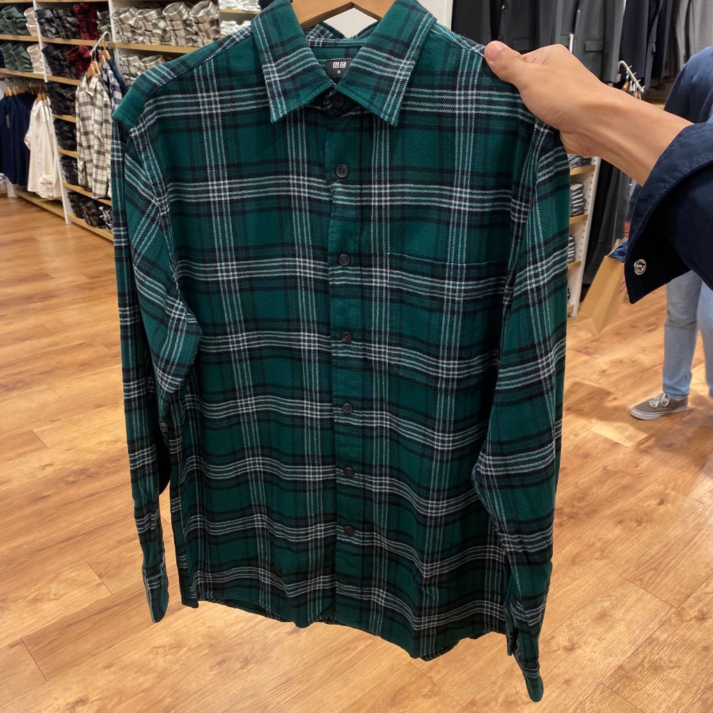 Jastip. Kemeja Flannel Uniqlo (MAN)