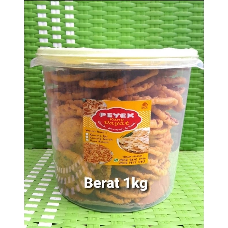 

peyek koin kacang tanah 1kg