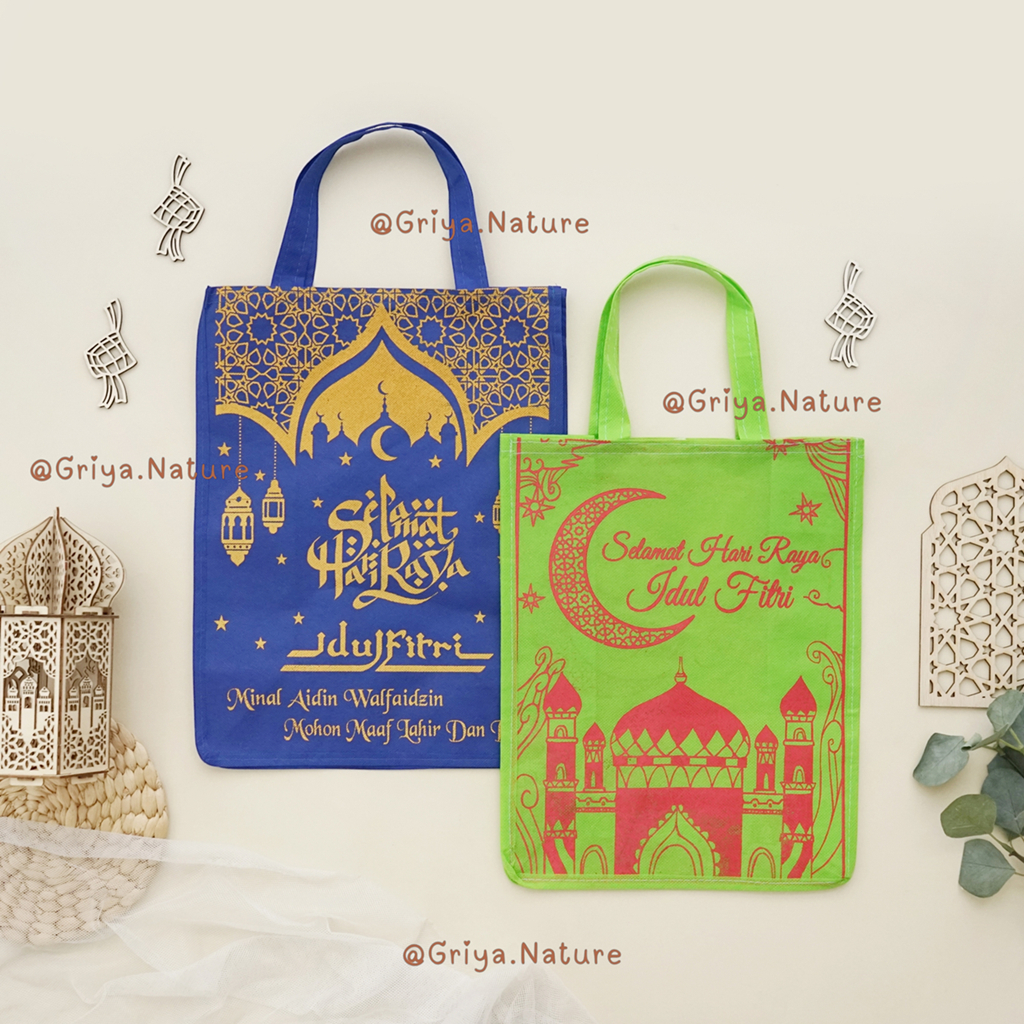 

[COD] GRIYA NATURE | Tas Lebaran Idul Fitri JUMBO BESAR 40x30x15cm Jait | | Tas Parcel Hari Raya Tas Bingkisan Tas Hajatan Murah | Tas Hampers Souvenir Sovenir Spunbound Spunbund Sembako Goody Tote Goodie Bag Hari Raya Goodiebag Parsel Kain Satuan Lusinan