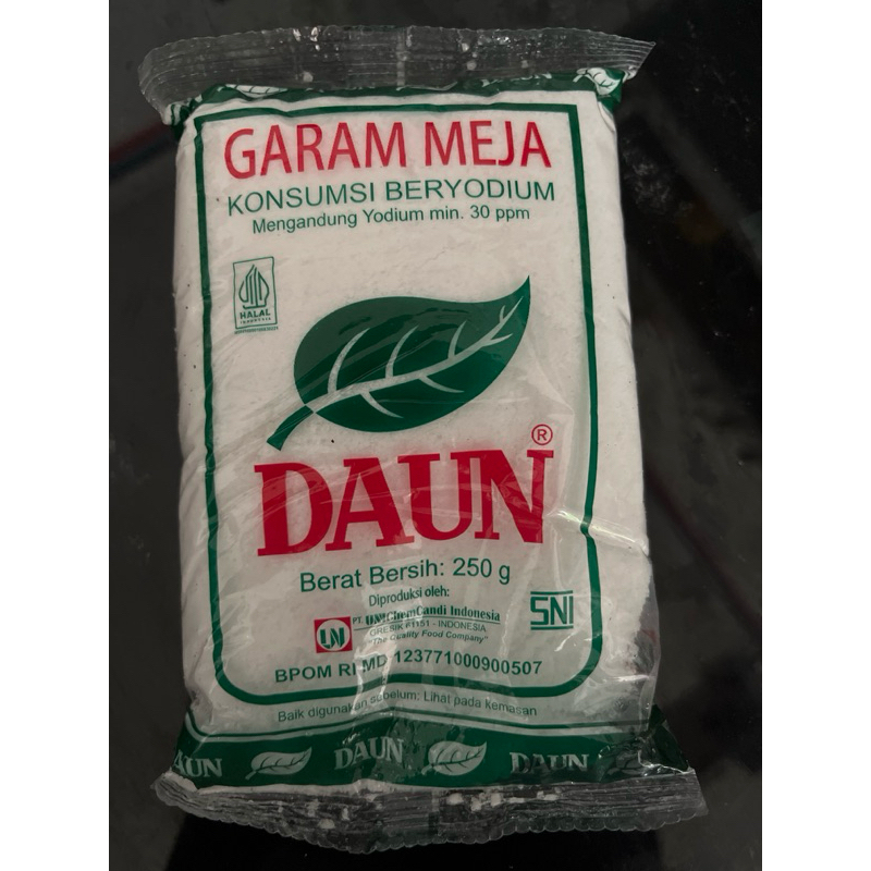 

GARAM MEJA/GARAM HALUS MERK DAUN 250gr