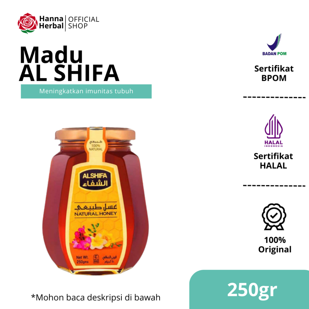 

ALSHIFA - Madu Al Shifa Natural Honey 250gr