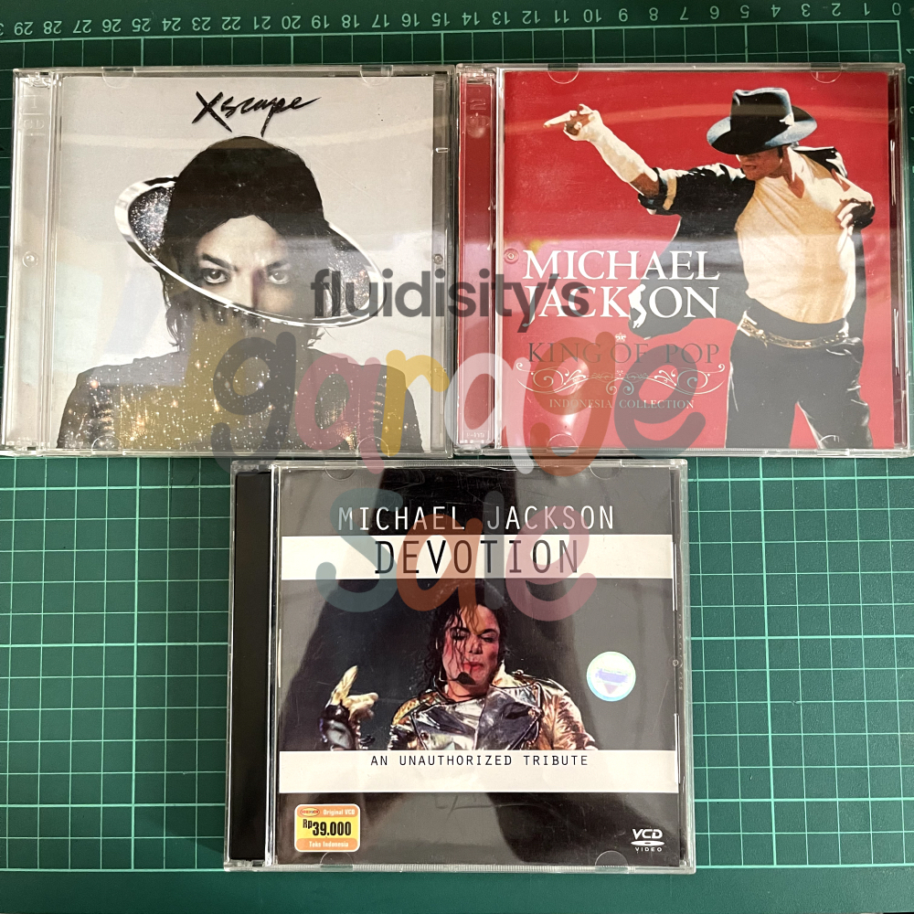 [PRELOVED, READ DESC] koleksi album CD & VCD MICHAEL JACKSON