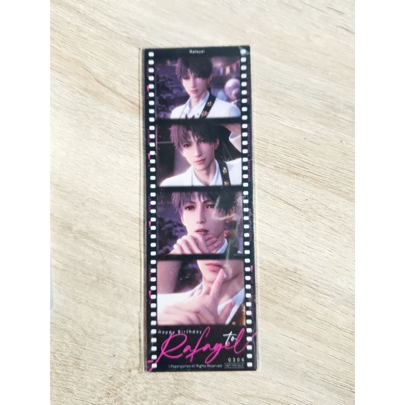 photostrip film rafayel birthday merch official love and deepspace (limited benefit)