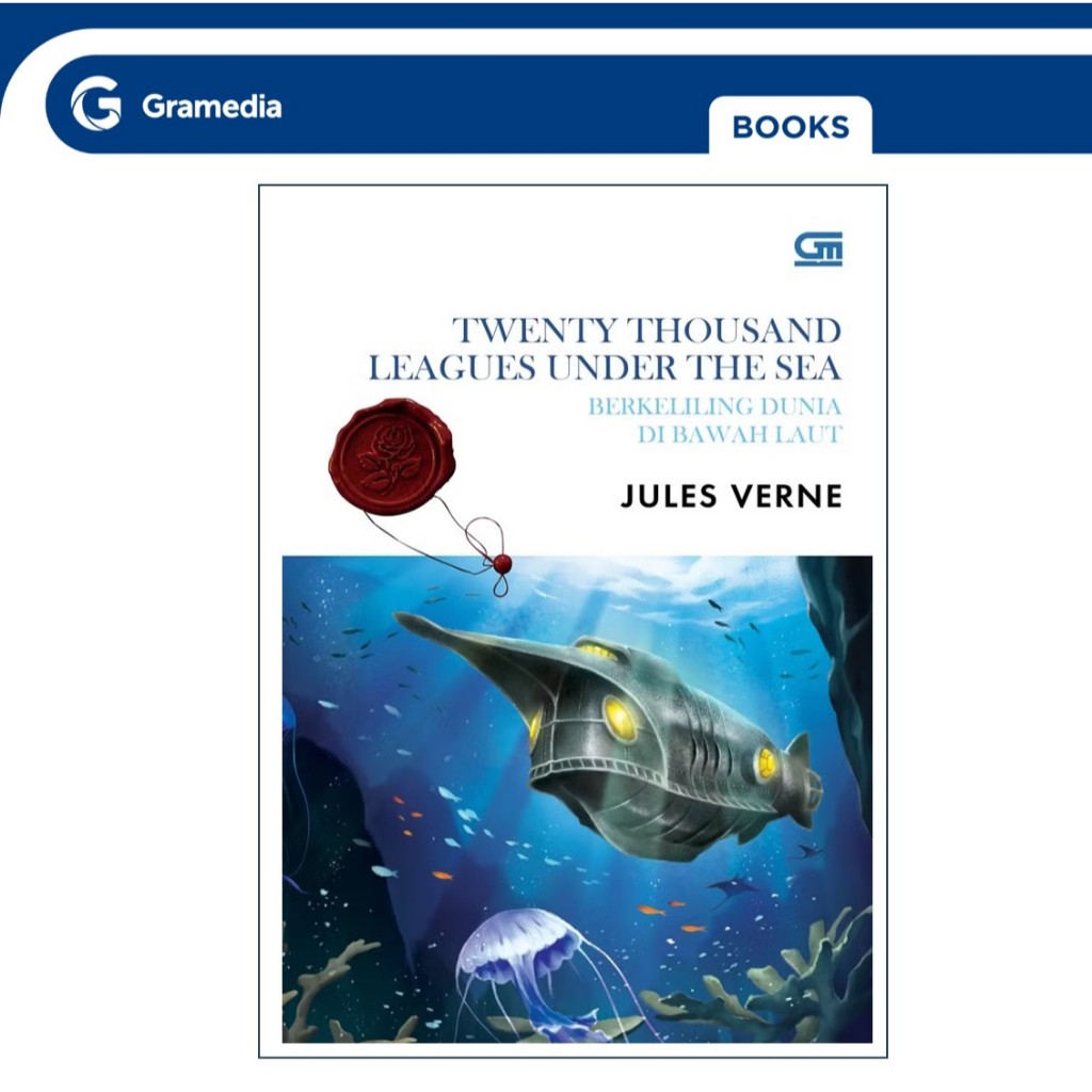 Gramedia GTC- Classics Berkeliling Dunia Di Bawah Laut (Twenty Thousand Leagues Under The Sea)
